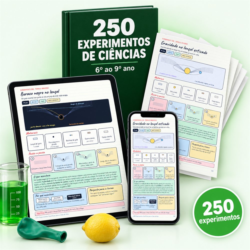 250 Experimentos de Ciências do 6º ao 9º ano